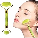 Jade Roller for Face, Roller Massager for Face/Eye/Neck (100% Natural Jade) Reduce Wrinkles Aging-Rejuvenate Your Skin