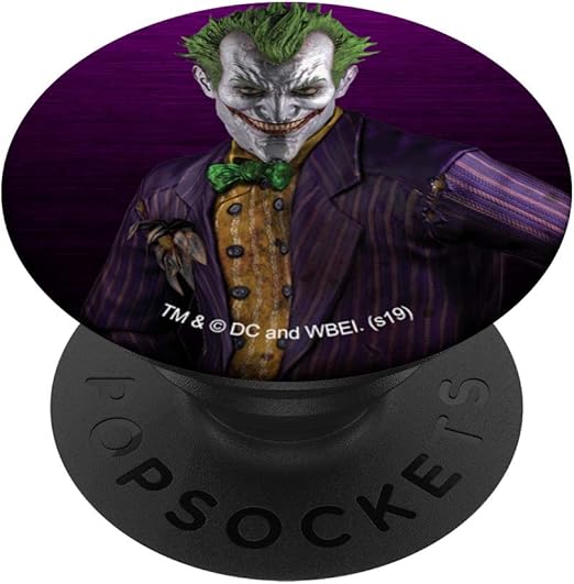 Amazon Com Batman Arkham Asylum Video Game Joker Popsockets Popgrip Swappable Grip For Phones Tablets