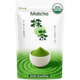 USDA Organic Matcha Powder 18oz: Culinary Grade Green Tea Powder for Matcha Latte, Smoothies &amp; Baking, Unsweetened, No Additives, Bulk Size for Daily Drinks &amp; Recipes