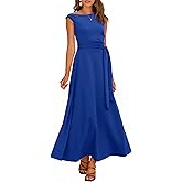 ANRABESS Women One Off Shoulder Wedding Guest Formal Dress Sleeveless Flowy Spring Summer Cocktail Evening Maxi Dresses 2026