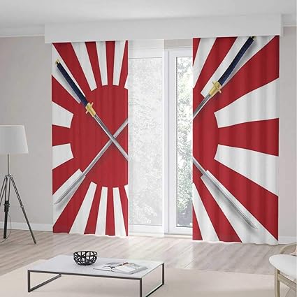 Amazon Com Yoliyana Bedroom Blackout Curtains Japanese