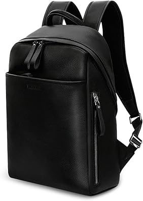 Amazon 本革 リュック バックパック メンズ レディース レザー 黒 P Travel ピ トラベル メンズ