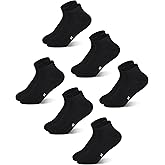 AWAYTR Kids Ankle Socks for Boys - Athletic Socks for Girl Half Cushion Low Cut Cotton Breathable, 6 Pair Pack