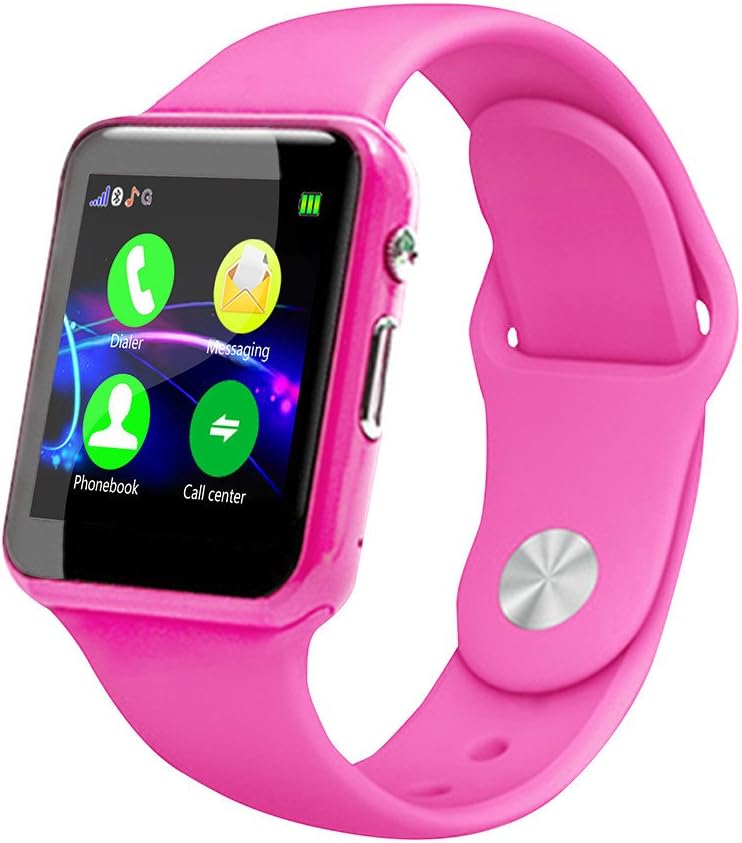 certainPL G10A Kids Smart Watch with Activity Tracker IP67 Waterproof Fitness Watch for Kids (Pink)