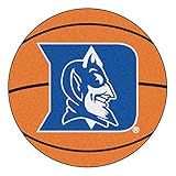 FANMATS NCAA Duke University Blue Devils Nylon Face Basketball Rug