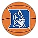 FANMATS NCAA Duke University Blue Devils Nylon Face Basketball Rug