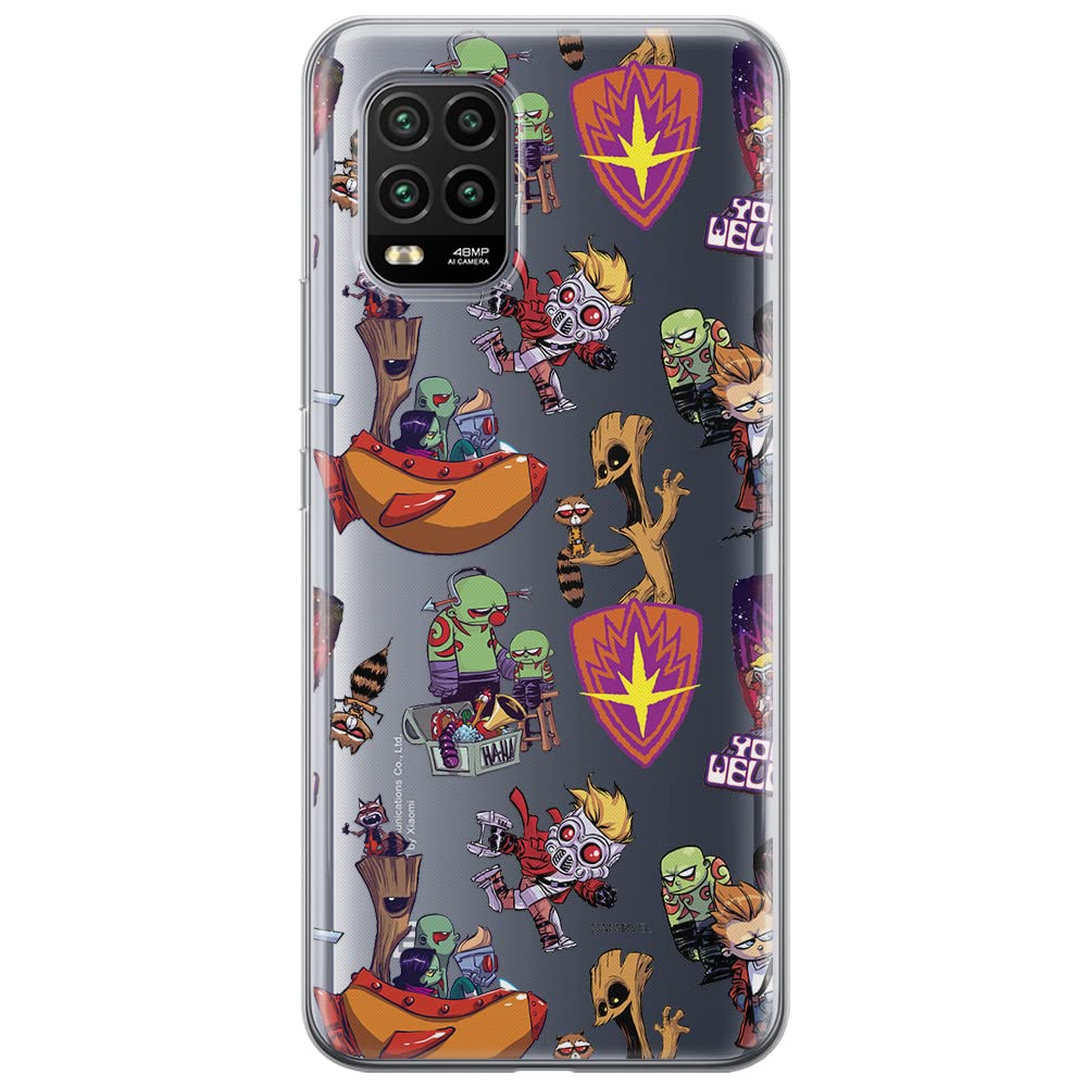 ERT GROUP mobile phone case for Xiaomi MI 10 LITE original and officially Licensed Marvel pattern Guardians of the Galaxy 007 optimally adapted to the shape of the mobile phone, partially transparent — image 1