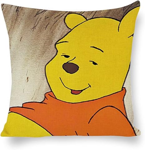 Amazon プー 可愛い クッションカバーホワイトリネン枕カバー車とソファの枕カバーインテリアカバースタイリッシュでかわいい 並行輸入品 枕カバー ピローケース オンライン通販