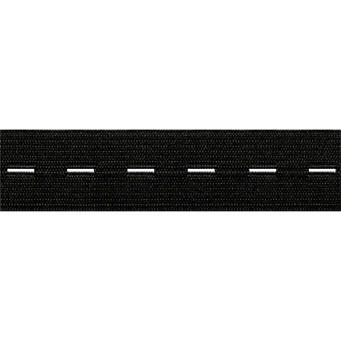 Prym - Prym Woven Buttonhole Black (18mm, 10m) Elastic - 1 Unit