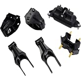 MUCO New Engine Motor Mounts Set of 6 for Impala 3.5L 3.9L 5.3L 2006 2007 2008 2009 2010 2011 Automatic Transmission Mounts Replacement for A2818 A2906 A5263 A5263 A5372 A5372 Trans Mount Engine Mount