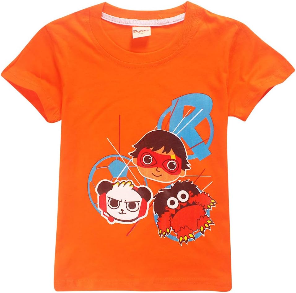 Girl T-Shirt Red Ryans World Kids Tops Tees Child Clothes