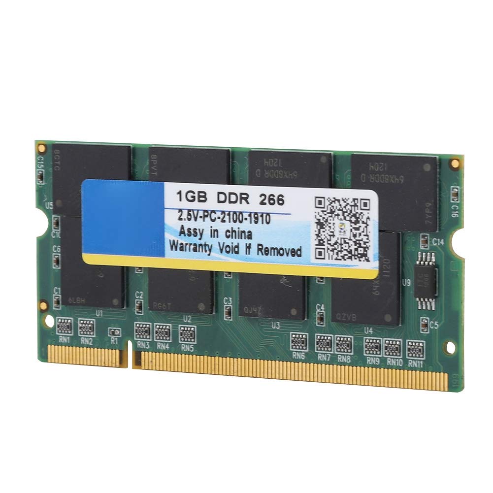ASHATA Ram DDR Memory,Universal Memory Module for Computer,1G 266 MHz 200 Pin Laptop RAM for DDR PC-2100 notebook Full Compatibility for INTEL/