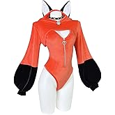 KORURACLUB kawaii cosplay anime lingerie sexy cosplay fox sexy costumes for women fox bodysuit