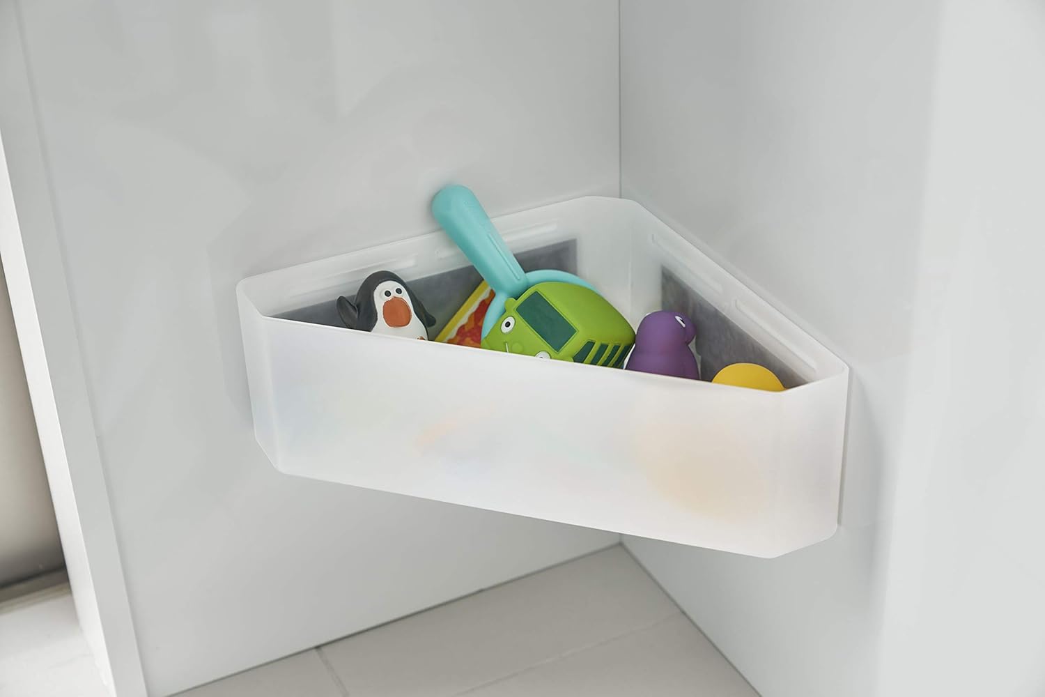 Amazon Co Jp 山崎実業 Yamazaki マグネット バスルームコーナー おもちゃラック 約33x18 5x10cm ミスト 4598 パソコン 周辺機器