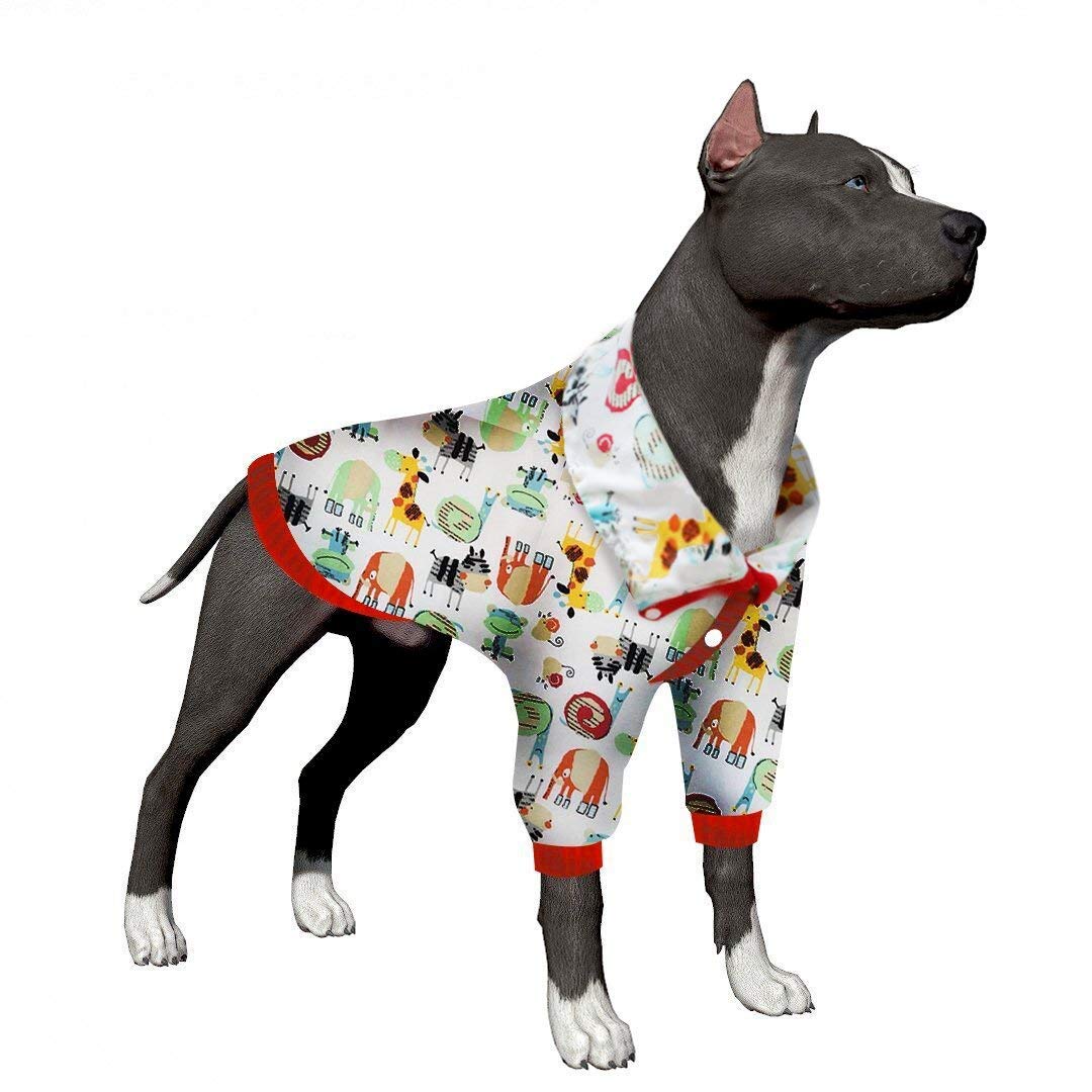 LovinPet Pjs for Large Dogs, Dog Pajamas Post Surgery Wear