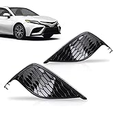 Tebayla Front Bumper Fog Light Cover Lamp Frame Fit for Toyota Camry SE XSE 2021 2022 2023,Left & Right,Does NOT Fit LE XLE Model,Replace for TO1039243, TO1038243
