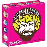 Big G Creative: Bob Ross Happy Little Accidents Game, Social Party Game for Friends and Family, 15 Minute Play Time, for 3 to 6 Players, Ages 10 and up