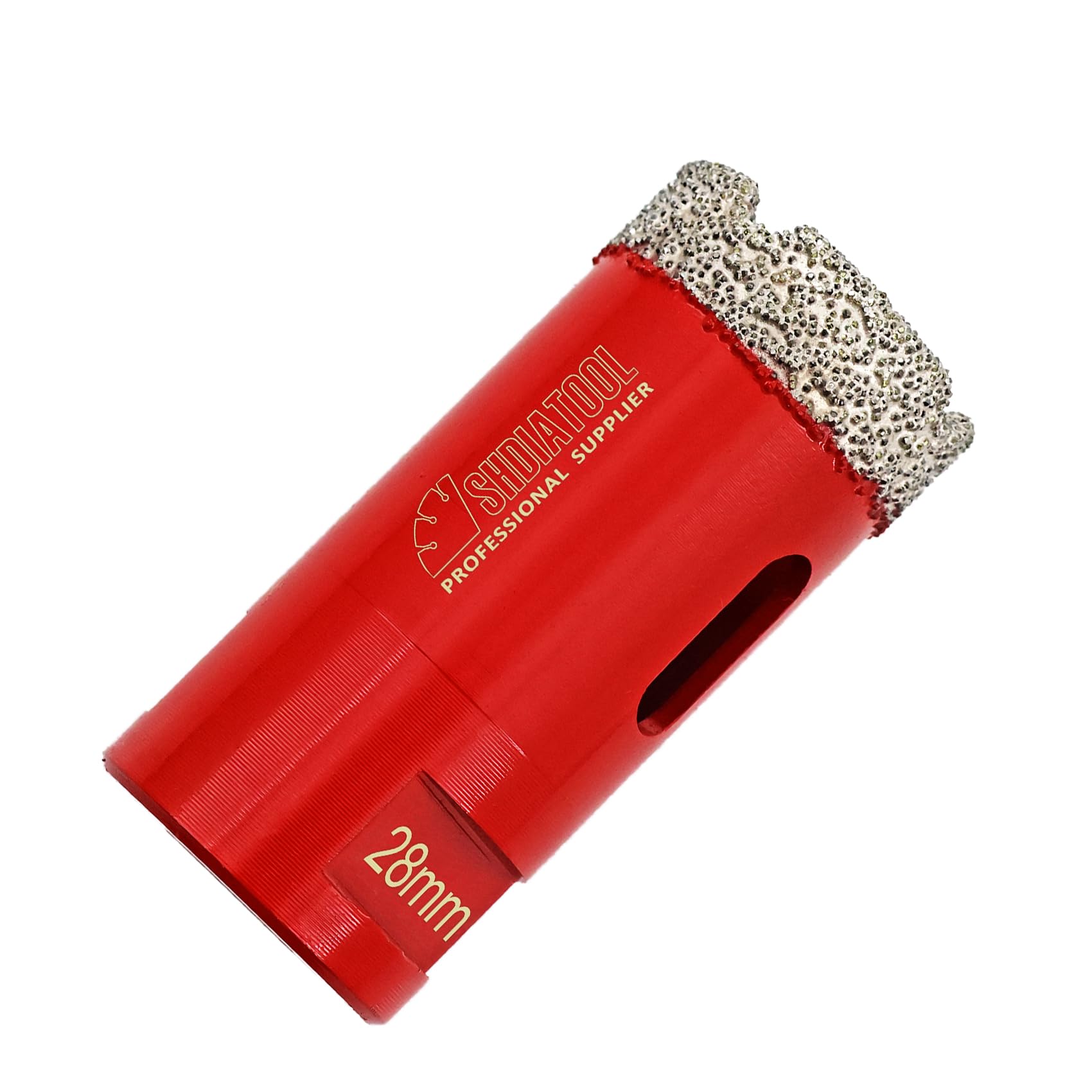 SHDIATOOL Dry Diamond Drill Core Bit Diameter 28mm Vacuum Brazed Drilling Porcelain Tile Granite Marble