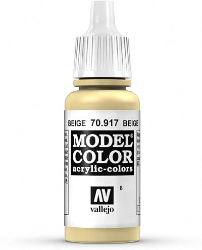 Vallejo Model Color Beige 17 ml Acrylic Paint Eyedropper Bottle