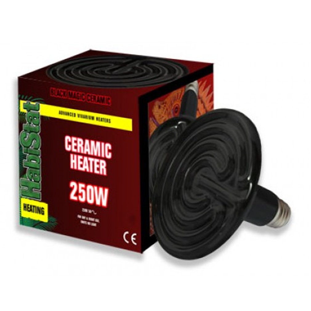 HabiStat Black Magic Ceramic Heater 250W Amazon.co.uk Pet Supplies