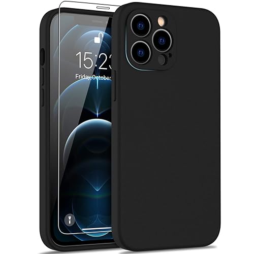 DEENAKIN Compatible with iPhone 12 Pro Silicone Case with Screen
