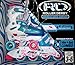 Roller Derby RD 2N1 Inline/Quad Roller Skates Combo, Girl Shoe Size 3-6
