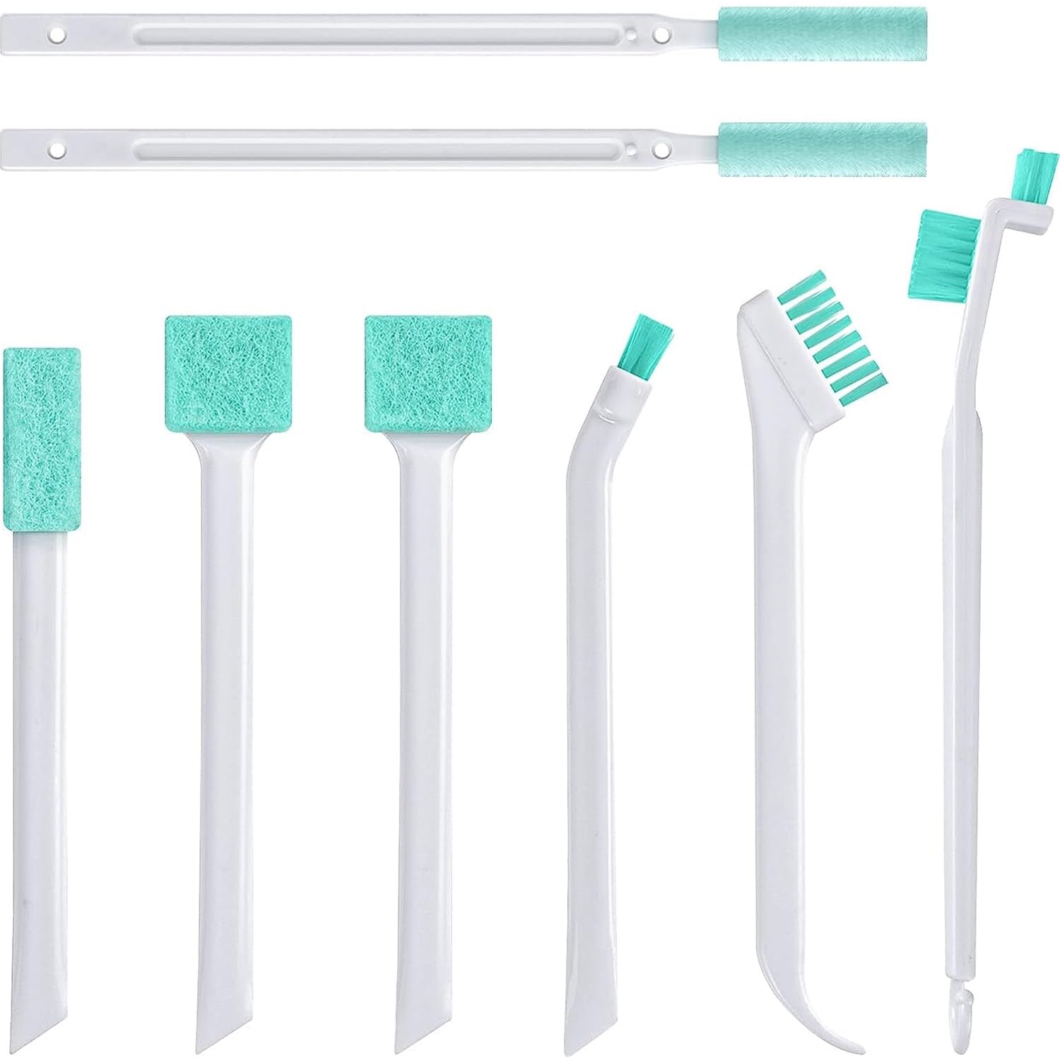 8Pcs Small Cleaning Brushes for Household,Crevice Cleaning Tool Set for Window Grooves Track Humidifier Keyboard Bottle Door Car Vent, Tiny Detail Cleaner Scrub Brush Gaps Corner Tight Space