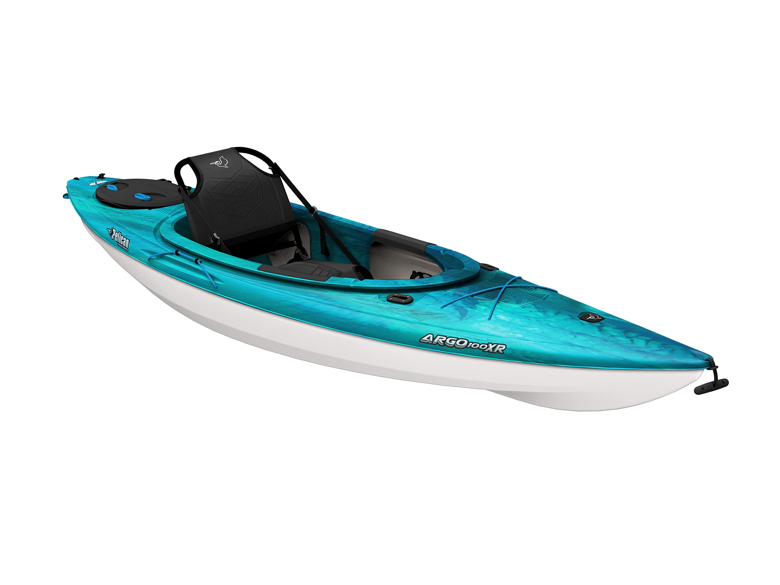 Photo 1 of Pelican Argo 100XR - Premium Sit-in Recreational Kayak - Lightweight one Person Kayak - 10 ft - Aquamarine