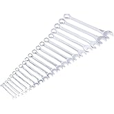 20Pcs Combination Wrench Set Professional Metric CRV Steel Spanner Chrome Plated Dual Wrenches Hand Tool 6‑32mm