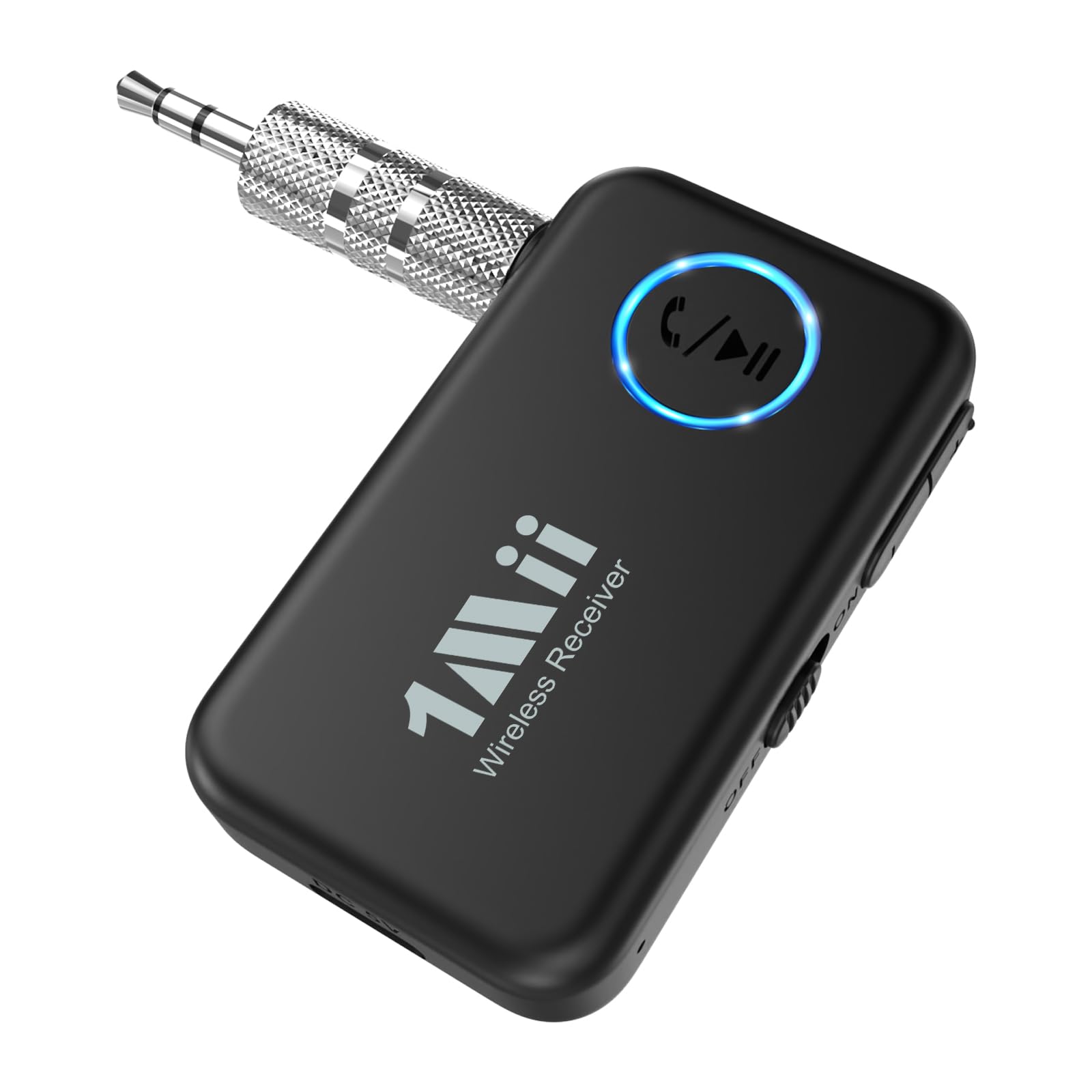 Photo 1 of 1Mii Bluetooth 5.3 Music Receiver for Car/Home Stereo, Aux Bluetooth Adapter for Car with Volume Control Supports Hands Free Calls, 16H Battery Life
