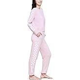 Barefoot Dreams Women's CozyChic Ultra Lite Barbie Checkered Jogger