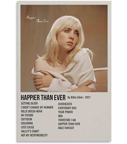 Billie Eilish Poster Hit Me Soft And Hard 2025 Tour Date Album