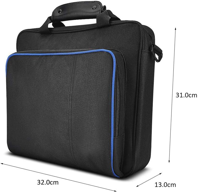 Socobeta Portable Handbag Travel Storage Carrying Bag Fully Protective Shoulder Bag Waterproof for, Black - Image 5