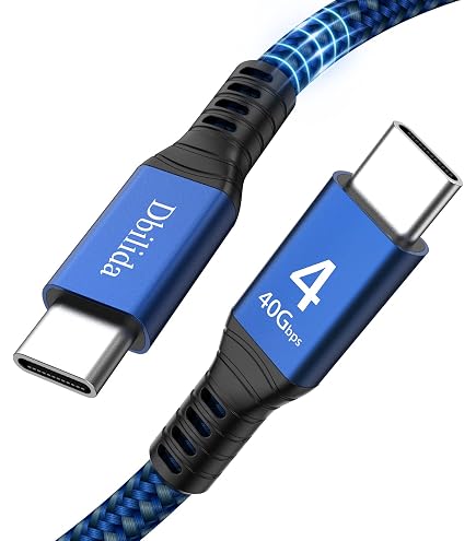 SUNGUY Cavo USB 4 Da 1m USB-C A USB-C – 40Gbps 240W Ricarica Rapida Video 8K - 4