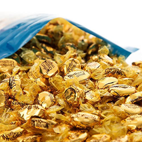 Bulk Werther's Original Hard Candies in Resealable Bomber Bag, Caramel Treats (6 lb Bag) - Thumbnail 2