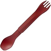 humangear GoBites Duo - Travel Silverware, Full Size Portable Fork &amp; Spoon, Reusable Utensil Set, PC and BPA-free, Food-Safe, ﻿Extended - 9.1&rdquo; X 1.6&rdquo;