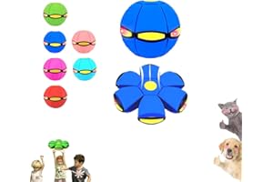 2026 New Children's Bouncing Ball, Magic Metaball, Magic Flying Saucer, Bouncy Ball, Parent-Child Interaction, Dual Form Free