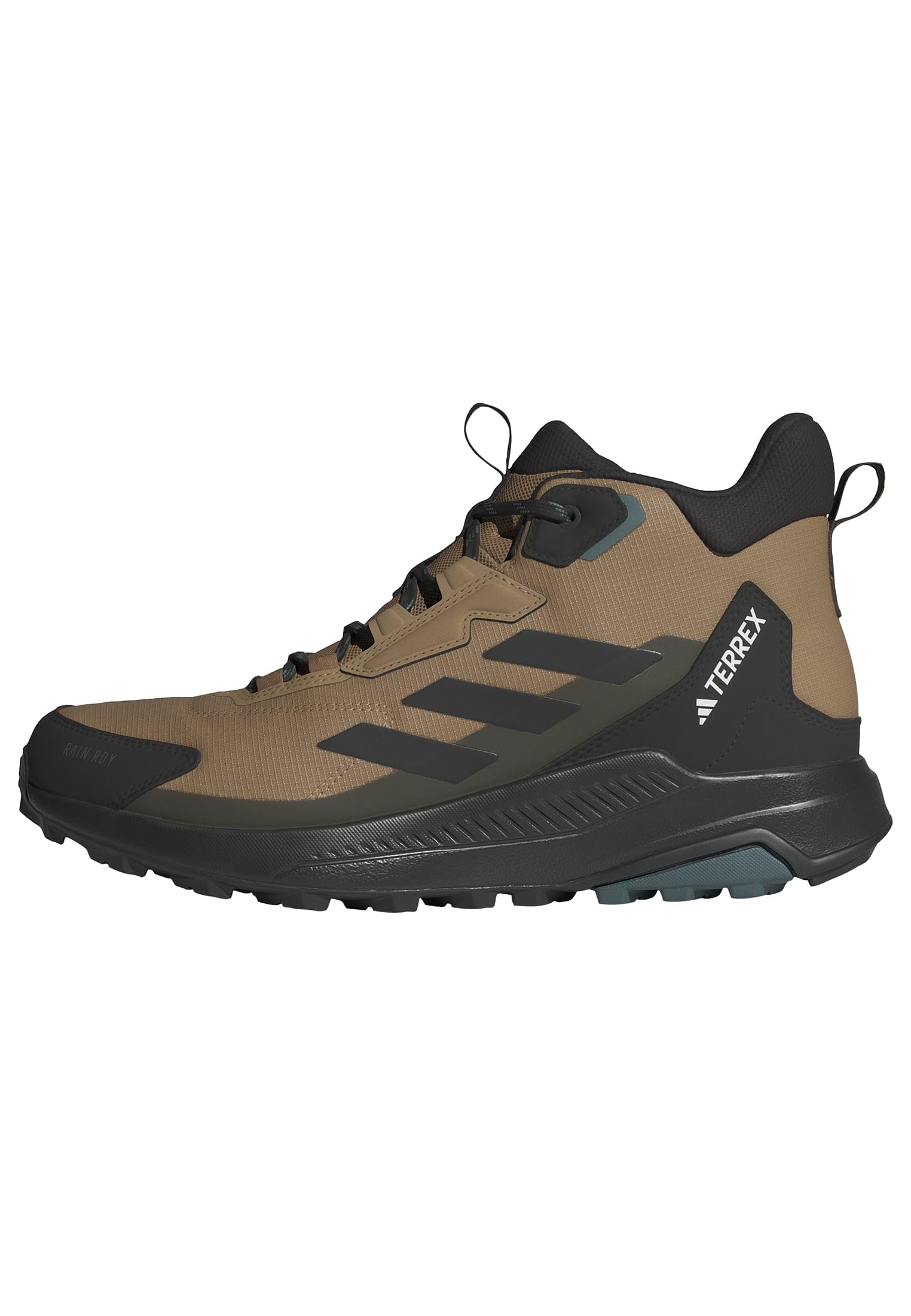 adidas Men's Terrex Anylander Mid Top Rain.RDY Hiking, Cardboard/Black/Shadow Olive, 6 Image