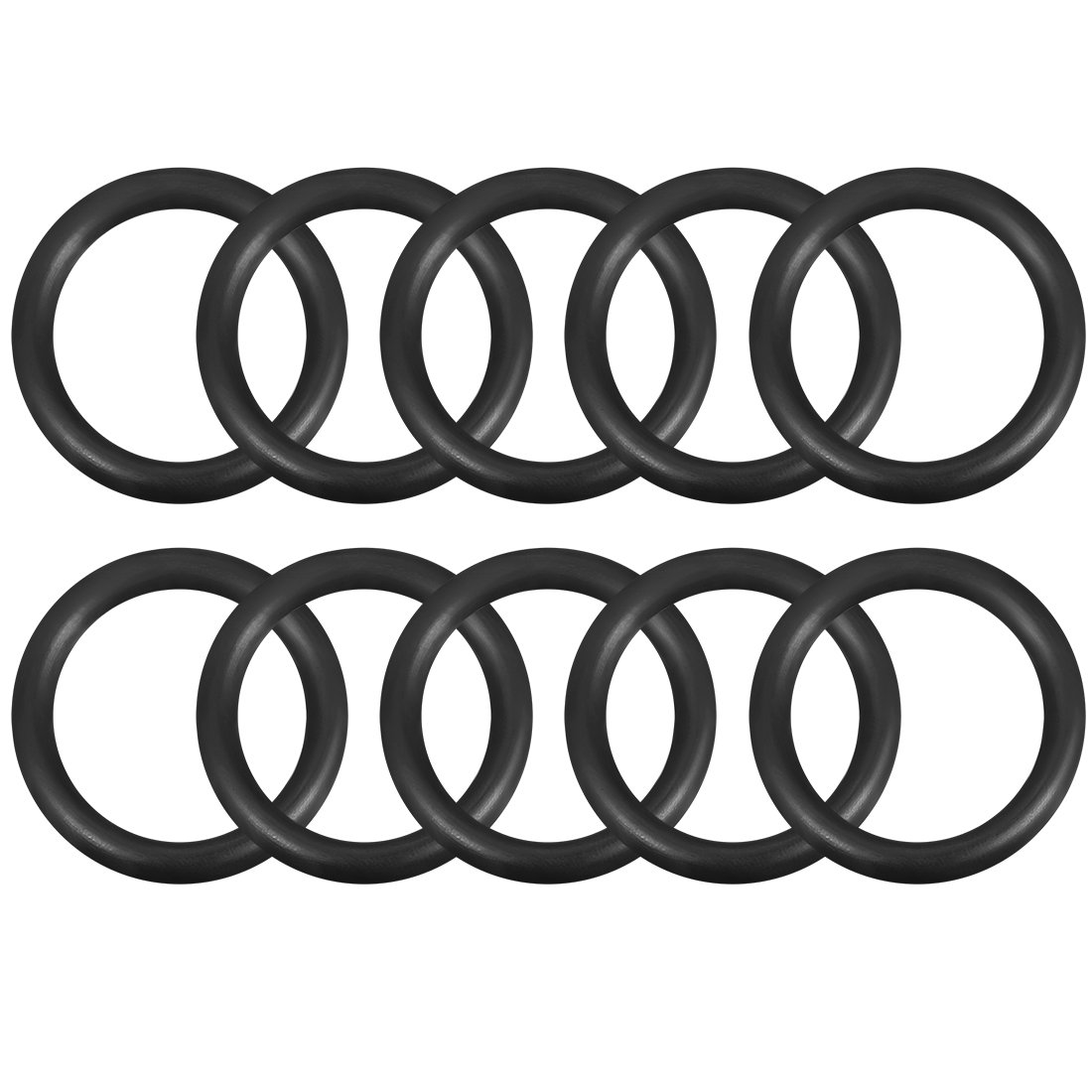 sourcingmap Nitrile Rubber O-Rings 31mm OD 23mm ID 4mm Width, Metric Sealing Gasket for Automotive Machine Plumbing, Pack of 10