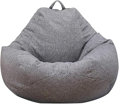 Anemoner Bean Bag Sofa Cover 100x120CM Grey for Kids & Adults