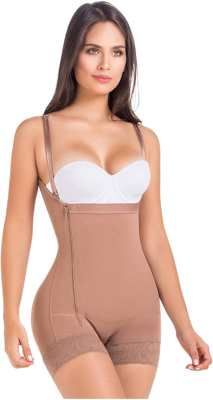 9633 Midthigh Open Bust Slimmer Shapewear | Fajas Colombianas Moldeadoras