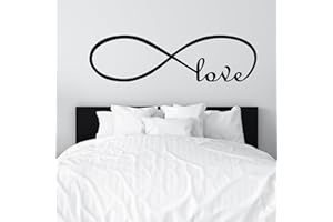 Love Quotes Wall Decals for Bedroom: Inspirational Positive Vinyl Art Wall Stickers for Home Living Room Bathroom - Love Infi