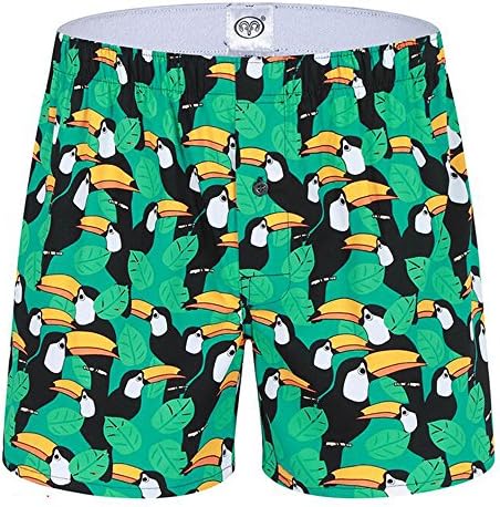 Baneethy Men'S Solid Cotton Printed Shorts Panties (XL, H1)
