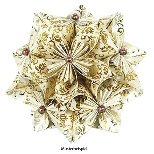 10x10 cm 100 Blatt Perlmutt Handwerk Design 3 Weihnachten Origami Rund