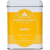 Harney & Sons Mango Fruit Tea | 4 ounce loose Herbal Mango Fruit Tea