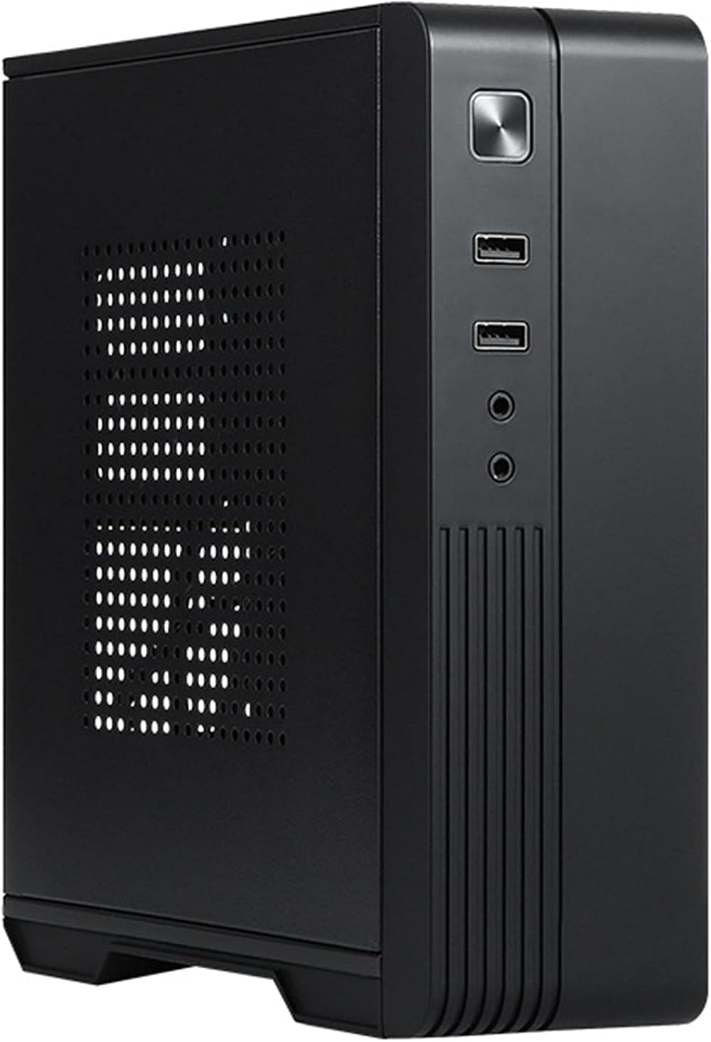 Vklopdsh MX02 Mini ITX HTPC Computer Case Black SGCC USB2.0 Office Business