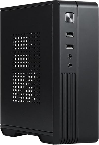 Vklopdsh MX02 Mini ITX HTPC Computer Case Black SGCC USB2.0 Office Business