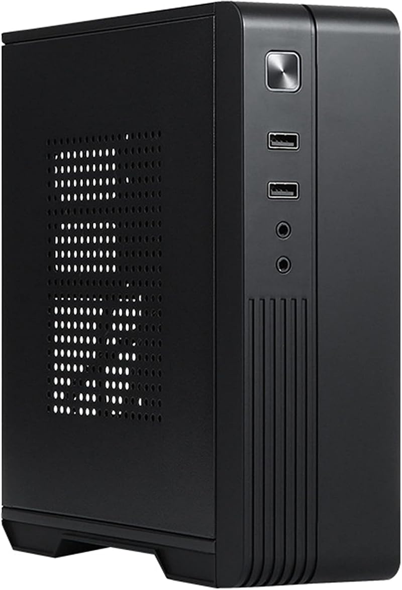 Vklopdsh MX02 Mini ITX HTPC Computer Case Black SGCC USB2.0 Office Business