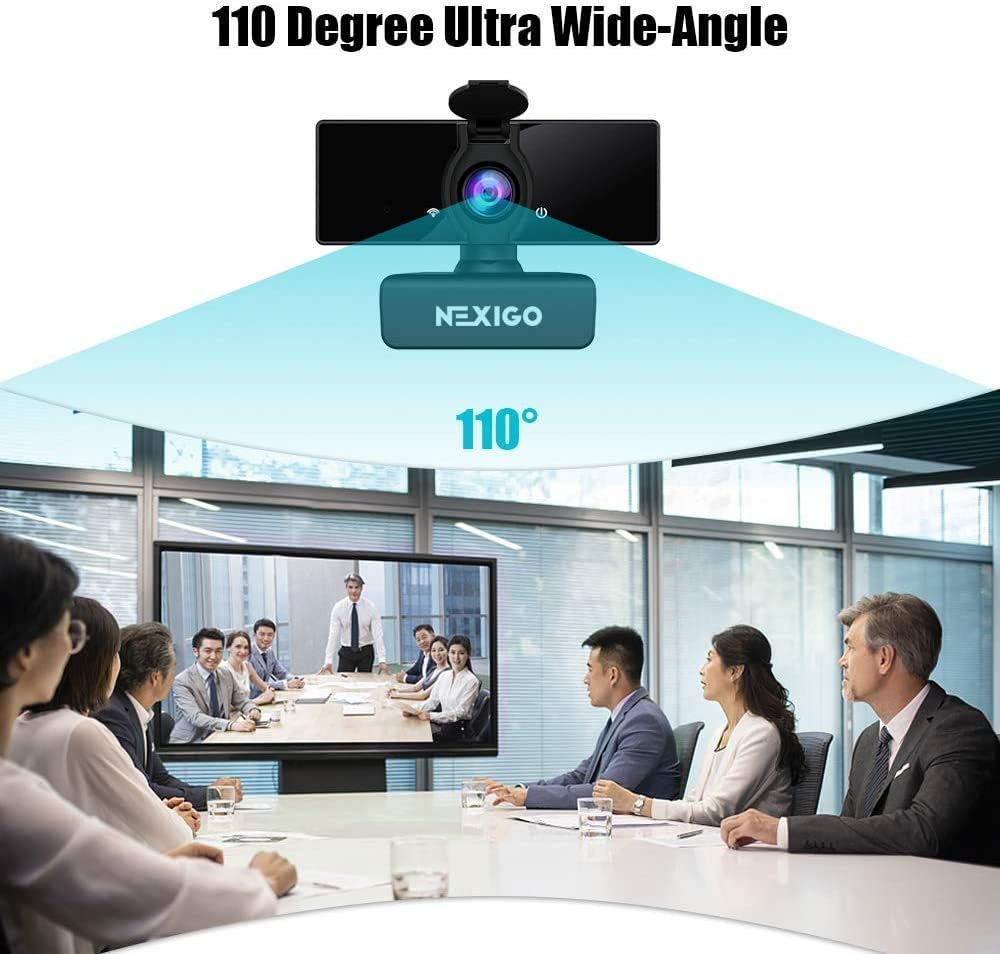 1080P Business Webcam with Dual Microphone & Privacy Cover, NexiGo N660 USB FHD Web Computer Camera, Plug and Play, for Zoom/Skype/Teams/Webex, Laptop MAC PC Desktop: Computers & Accessories