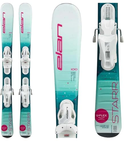 Amazon.com : Elan Kids Girl's skis ELAN Lil Magic with EL4.5 GW